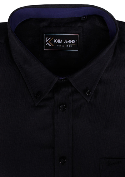 KAM SELF PATTERN S/S SHIRT 