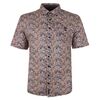 CASA MODA PETAL FLORAL S/S SHIRT-shirts casual & business-BIGMENSCLOTHING.CO.NZ