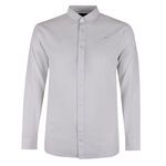 RAGING BULL PLAIN LINEN BLEND L/S SHIRT-shirts casual & business-BIGMENSCLOTHING.CO.NZ