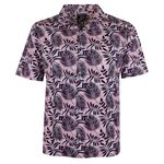 RAGING BULL PINK & NAVY FERN S/S SHIRT-shirts casual & business-BIGMENSCLOTHING.CO.NZ