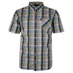 BEN SHERMAN OVER CHECK S/S SHIRT-shirts casual & business-BIGMENSCLOTHING.CO.NZ