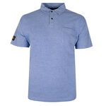 NORTH 56° MELANGE POLO-polos-BIGMENSCLOTHING.CO.NZ