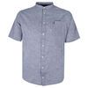 NORTH 56° MANDERIN LINEN BLEND S/S SHIRT-shirts casual & business-BIGMENSCLOTHING.CO.NZ