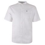 NORTH 56° MANDERIN LINEN BLEND S/S SHIRT-shirts casual & business-BIGMENSCLOTHING.CO.NZ