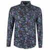 JIMMY STUART ORNATE PAISLEY L/S SHIRT-shirts casual & business-BIGMENSCLOTHING.CO.NZ