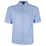 PILBARA 55S LINEN S/S SHIRT-shirts casual & business-BIGMENSCLOTHING.CO.NZ