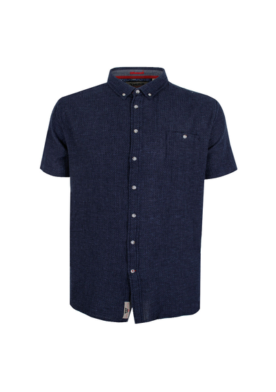 DUKE GIRTON LINEN BLEND S/S SHIRT