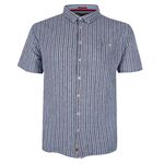 DUKE CAMBRIDGE LINEN BLEND S/S SHIRT-new arrivals-BIGMENSCLOTHING.CO.NZ