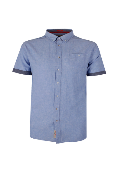 DUKE HAZELWOOD LINEN BLEND S/S SHIRT