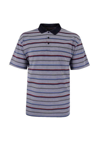 BERTINI FRANK STRIPE POCKET POLO