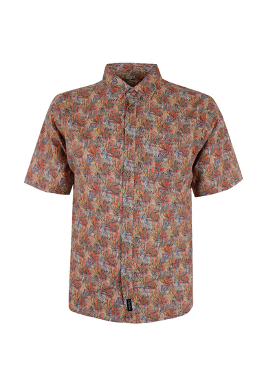 CIPOLLINI ORANGE TROPICAL S/S SHIRT