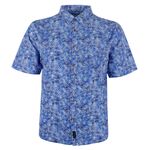 CIPOLLINI VIBRANT BLUE S/S SHIRT-new arrivals-BIGMENSCLOTHING.CO.NZ