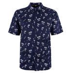 PERRONE SUMMER VIBES LINEN BLEND S/S SHIRT-new arrivals-BIGMENSCLOTHING.CO.NZ