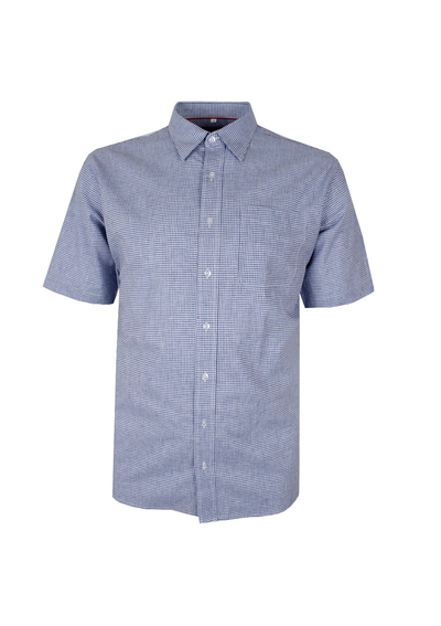 PERRONE GRAPH 289 LINEN MIX S/S SHIRT