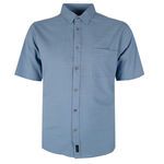 CIPOLLINI SLUB BAMBOO S/S SHIRT-new arrivals-BIGMENSCLOTHING.CO.NZ