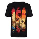 BRONCO TRIPLE SURFBOARD TSHIRT-new arrivals-BIGMENSCLOTHING.CO.NZ