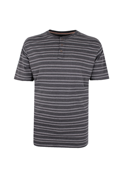 KAM WAFFLE HENLEY T-SHIRT