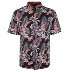 KAM PINK FLORAL S/S SHIRTS-new arrivals-BIGMENSCLOTHING.CO.NZ