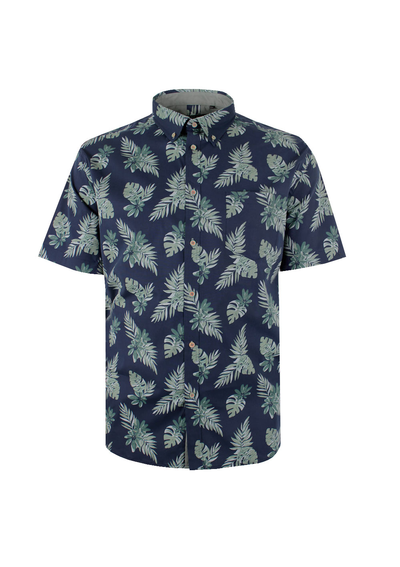 KAM LONG & SHORT LEAF S/S SHIRT 