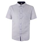 KAM CEL-CROSS GEO S/S SHIRT-new arrivals-BIGMENSCLOTHING.CO.NZ