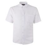 KAM HERRINGBONE S/S SHIRT-new arrivals-BIGMENSCLOTHING.CO.NZ