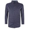 KAM DENIM STRIPE L/S SHIRT-new arrivals-BIGMENSCLOTHING.CO.NZ