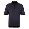 KAM PATTERN ZIP COLLAR POLO-new arrivals-BIGMENSCLOTHING.CO.NZ