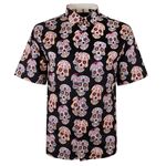 KAM GHOST SKULL S/S SHIRT-new arrivals-BIGMENSCLOTHING.CO.NZ