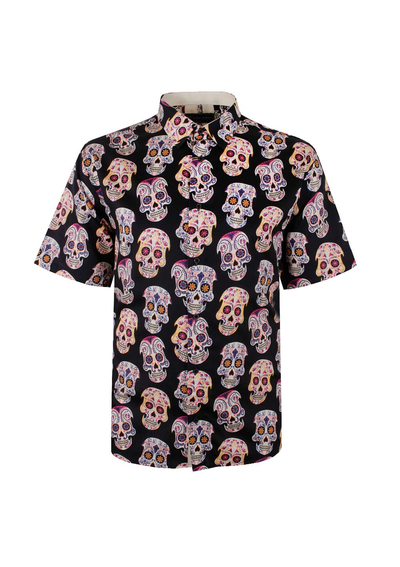 KAM GHOST SKULL S/S SHIRT