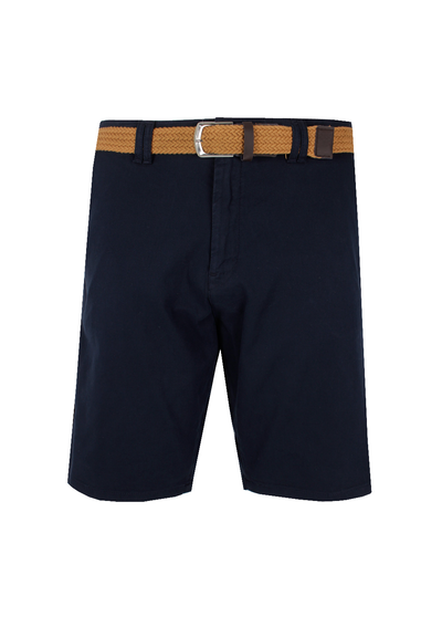 KAM DOBBY BELTED SHORT