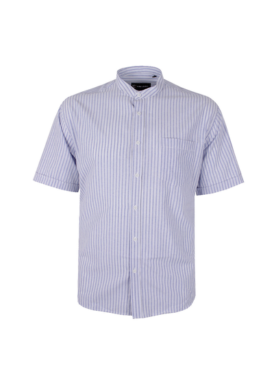 KAM POCKET NERO COLLAR S/S SHIRT