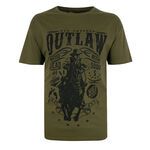 BRONCO OUTLAW T-SHIRT-new arrivals-BIGMENSCLOTHING.CO.NZ